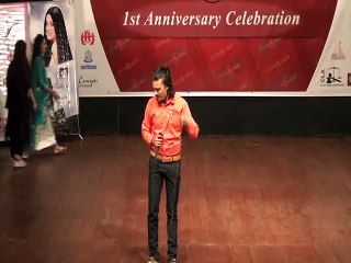 Singing performance by Aamir Sami Khan on 1st anniversary of Click Magazine