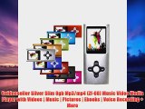Goldenseller Silver Slim 8gb Mp3mp4 Zf08 Music Video Media Player with Videos Music Pictures Ebooks Voice Recording More