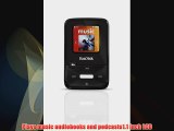 SanDisk Sansa Clip Zip 8 GB MP3 Player SDMX22008GA57K Black Manufacturer Refurbished