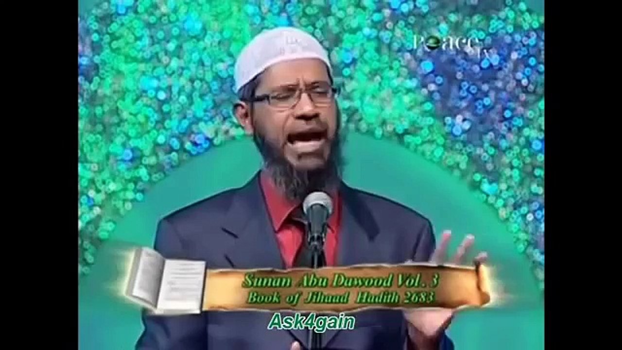 Dr. Zakir Naik answers Question '"Why there is death punsihment for someone who leaves Islam ?". A Must Watch