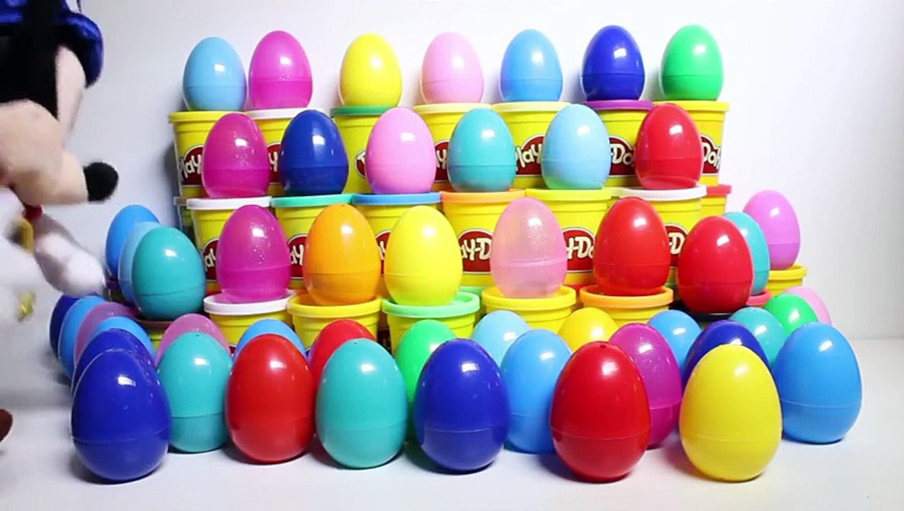 Mickey Mouse Surprise Eggs Minnie Mouse Huevos Sorpresa Disney Toys Frozen Princesses Videos