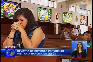 Programas religiosos en Santuario de cantón Nobol