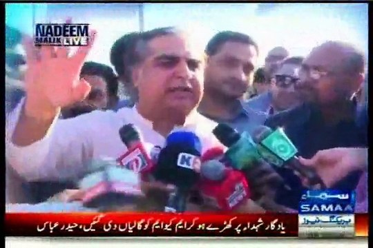 SAMAA Nadeem Malik Live with MQM Khalid Maqbool Siddiqui (31 March 2015)