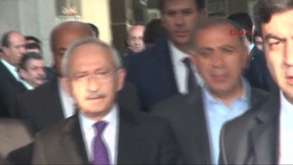 CHP Lideri Kılıçdaroğlu Adliye'den Ayrıldı