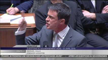 La grosse colère de Manuel Valls contre la "démagogie" de la droite
