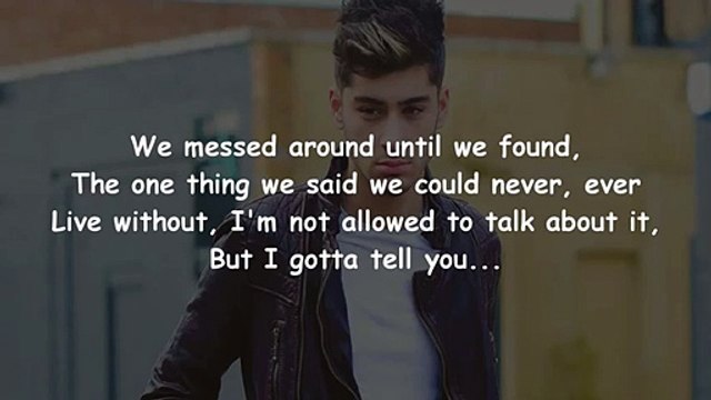 Zayn Malik - I Won't Mind (Lyrics)