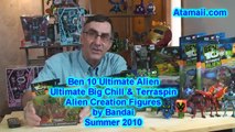 Ben 10 Terraspin Toy w U Big Chill Ultimate Alien Toys Review Unboxing