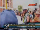 Huancayo: Golpean a chofer ebrio que atropelló a hombre, pero...