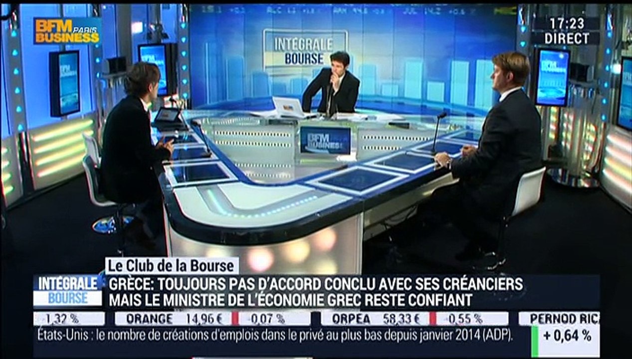 Le Club de la Bourse: Xavier Patrolin, Igor de Maack et Jérôme Vinerier - 01/04