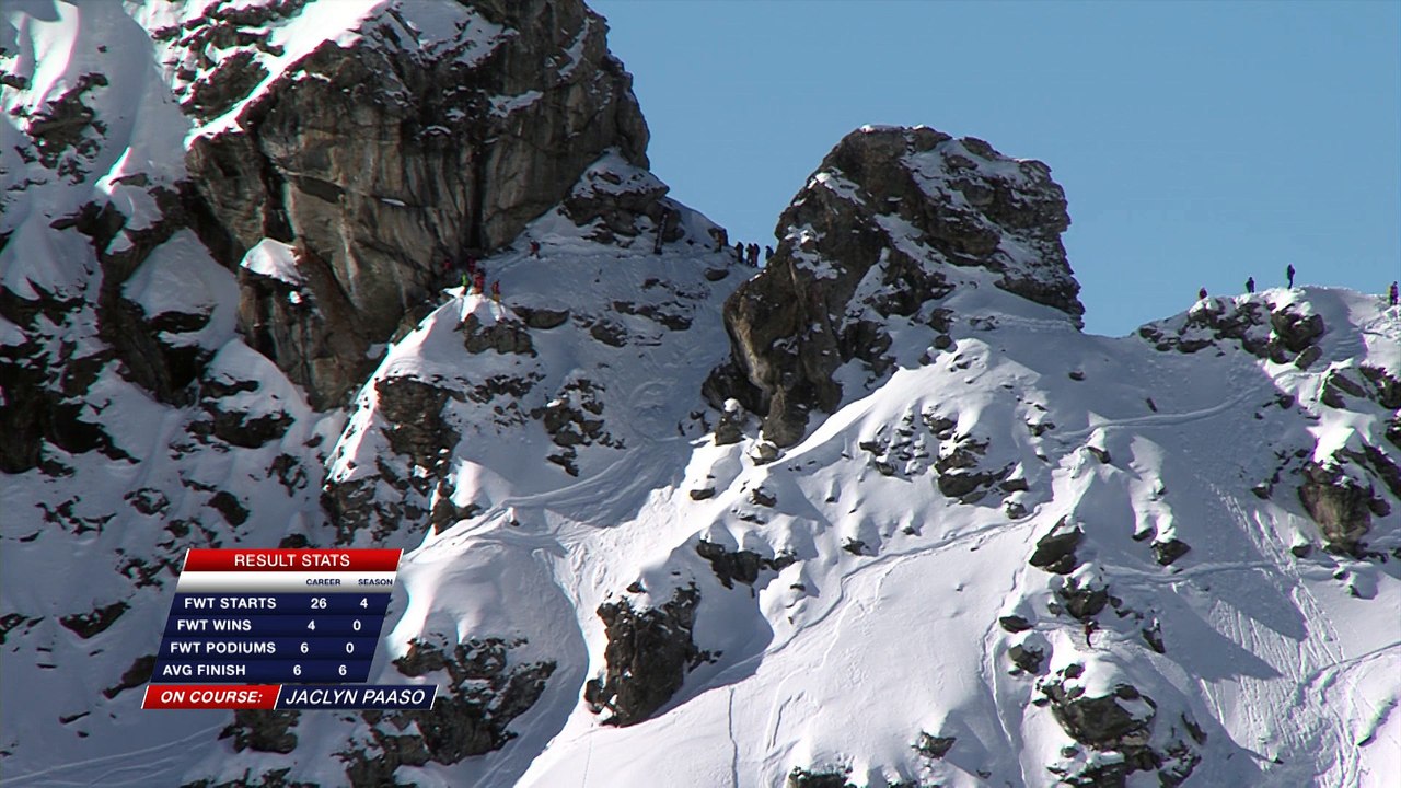 FWT15 - Run of Jackie Paaso (USA) - Swatch Xtreme Verbier 2015 by The North Face®