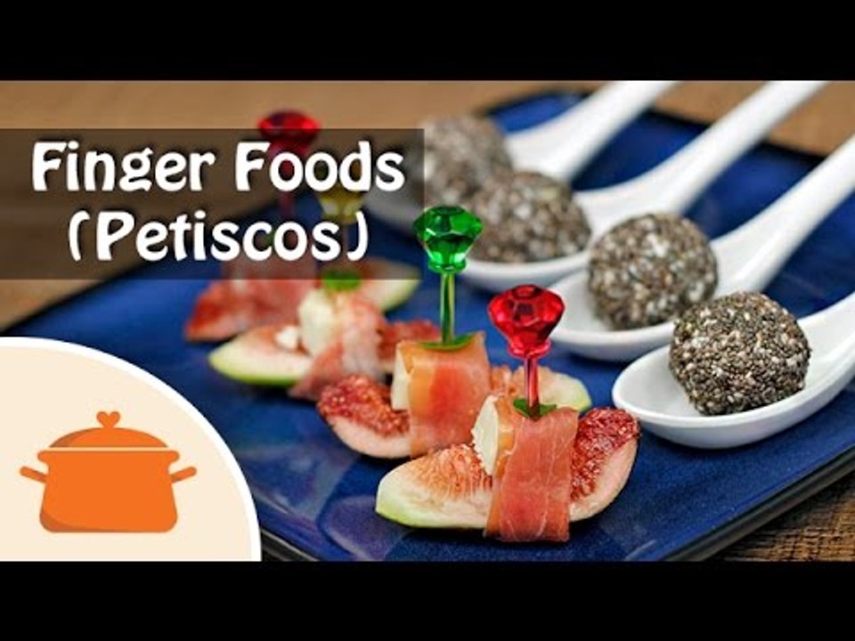 Finger Foods do Bem (2 Petiscos lindos e fáceis)