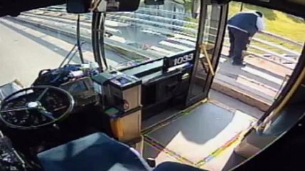 Bus Driver Saves Woman From Jumping Off Bridge