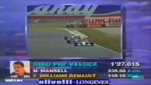 Nigel Mansell VS Ayrton Senna Gran Premio de Italia 1991