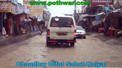 Rainfall in Kallar Syedan