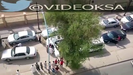 مضاربة عنيفة في الرياض تم حذف الوصف لسلامة المشاهدين