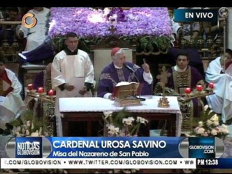Cardenal Urosa pide que cese la violencia en el país