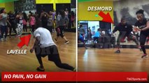 Ex-SB Champ Desmond Bishop -- Dippin' It Low ... With Super Hot Fitness Model