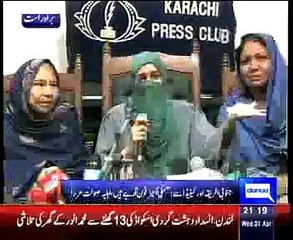 Saulat Mirza's wife says family under threat