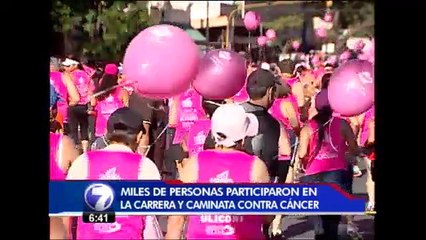 Miles corrieron contra el cáncer de mama este domingo