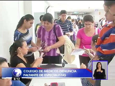 Escasez de especialistas en hospitales se agrava, según Colegio de Médicos
