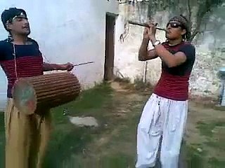 Pashto Boys New Funny Dance With Mast Saaz - 2015