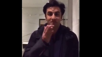 Bollywood Actor Ranbir Kapoor Sends A Video Message to Pakistani Actress Mawra Hocane