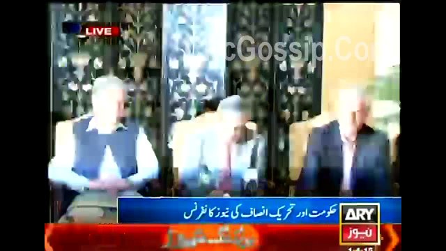 GOVT (PMLN) and PTI Signed On Judicial Commsion Joint Press Conference 1st April 2015