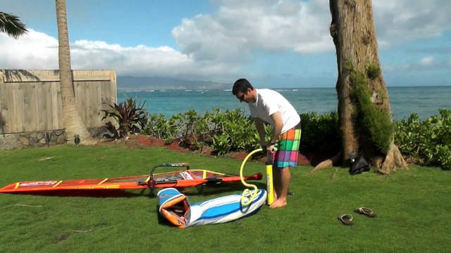La première planche windsurf freeride gonflable, full planing !
