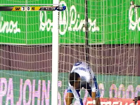 Gol: Saprissa 3 - 1 Pérez Zeledón