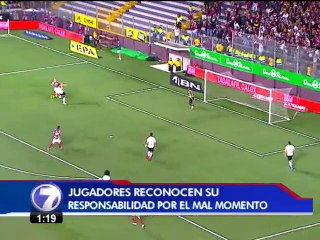 Jugadores morados asumen cuota de responsabilidad