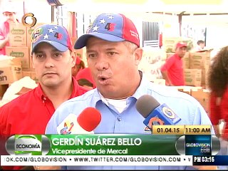 Mercal repartió 11.586 toneladas de alimentos durante marzo