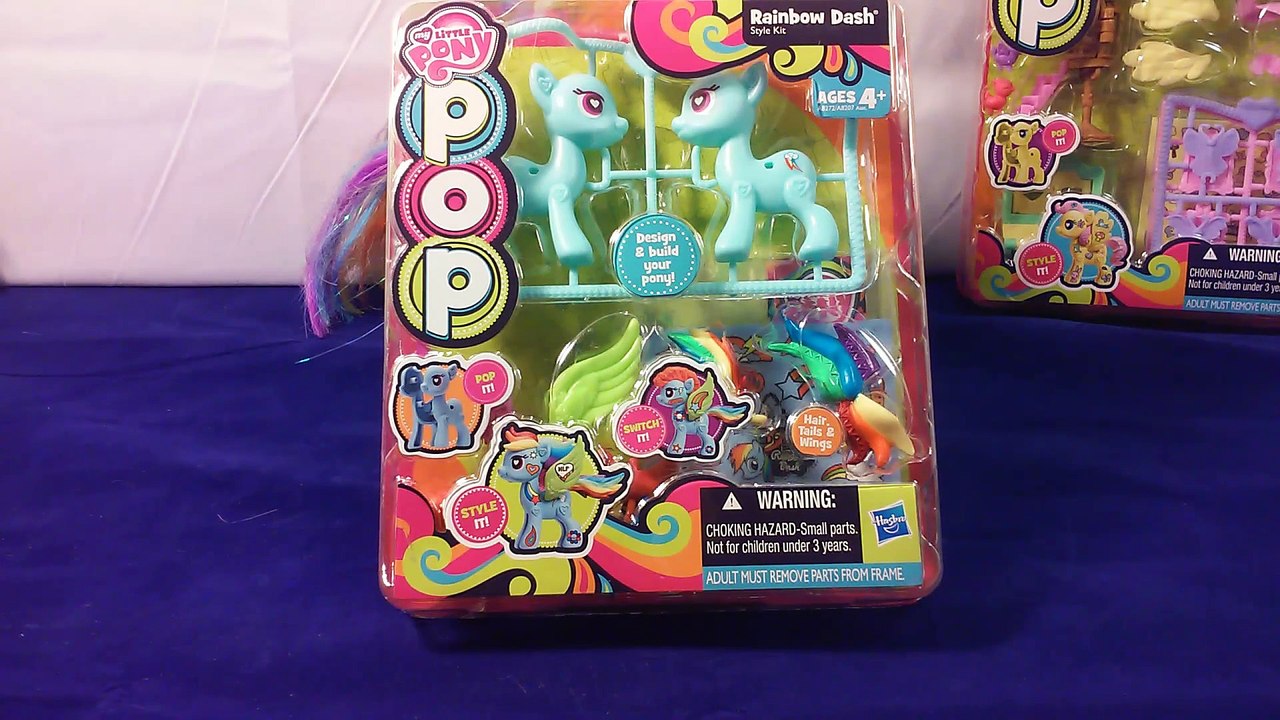 My Little Pony Pop Rainbow Dash & Fluttershy Cottage Set And Snap Figures - YouTube