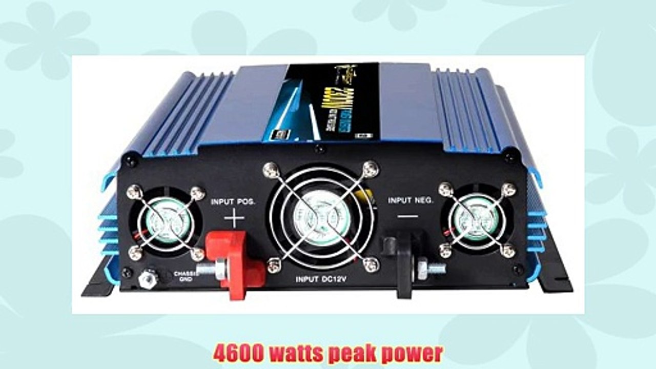 Power Bright PW2300-12 Power Inverter 2300 Watt 12 Volt DC To 110 Volt AC