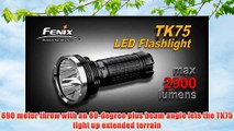 Fenix TK75 XM-L2 U2 2900 Lumens Premier Rechargeable Bundle with 3400mAH 18650s and 4 Channel