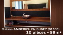 A vendre - Maison/villa - AMBERIEU EN BUGEY (01500) - 10 pièces - 99m²