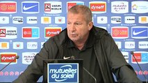 Rolland Courbis avant MHSC vs SC Bastia (31ème journée L1)