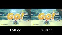 Mario Kart 8 - Comparatif 150cc vs 200cc