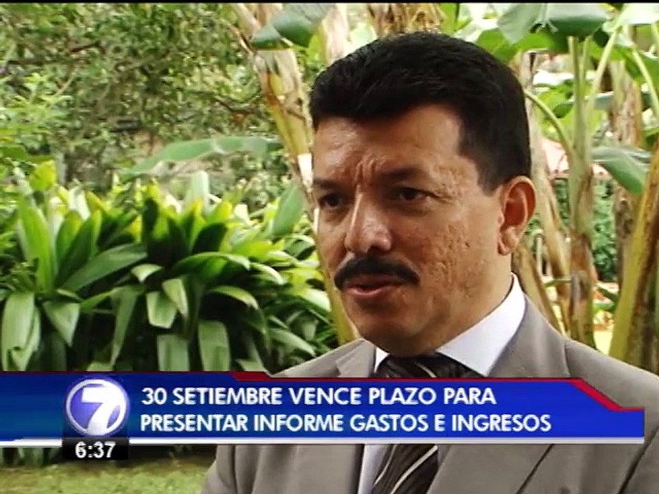 Plazo para reporte de ingresos y gastos de contribuyentes vence el 30 de setiembre