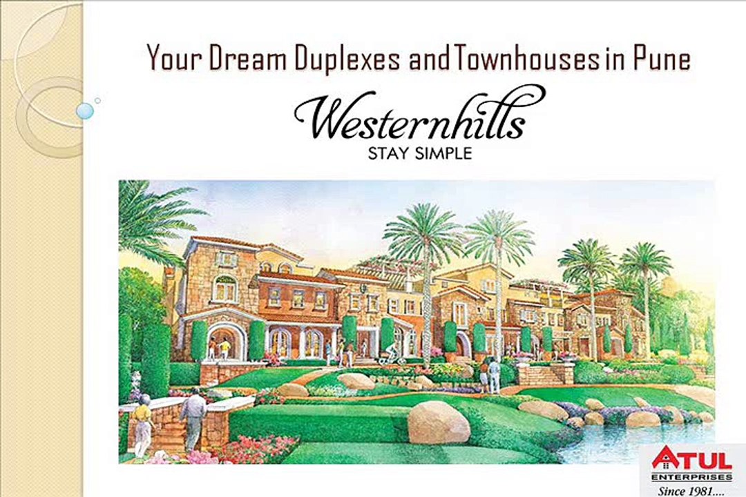 Your Dream Duplexes and Townhouses in Pune – Westernhills in Baner