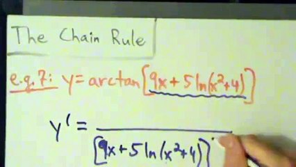 Calculus I - Chain Rule - Example 7 of 10