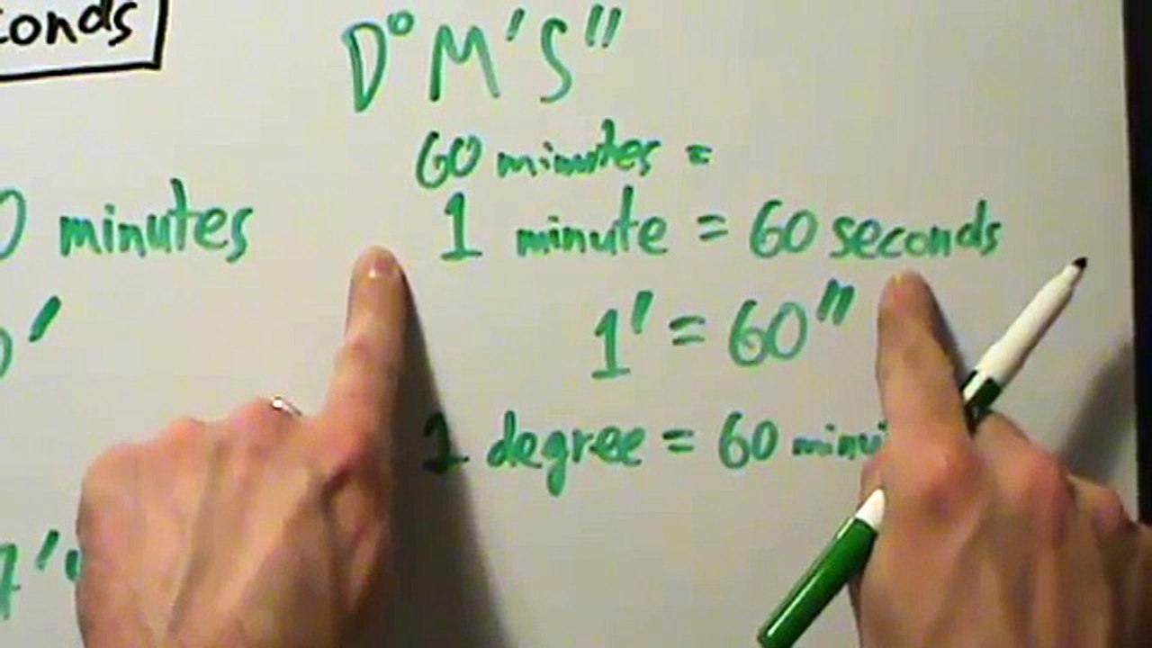 Trigonometry - Foundations - Degrees, Minutes, Seconds - Four Examples