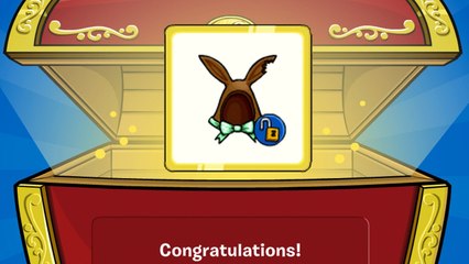 Club Penguin: Chocolate Bunny Ears Item
