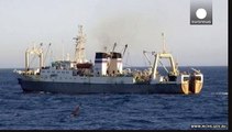 Russian trawler sinks in freezing Western Pacific Ocean