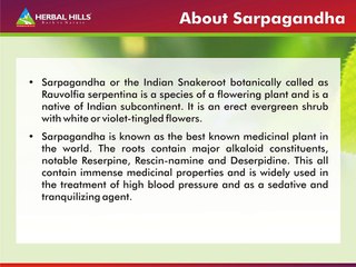 Health Benefits of Sarpagandha