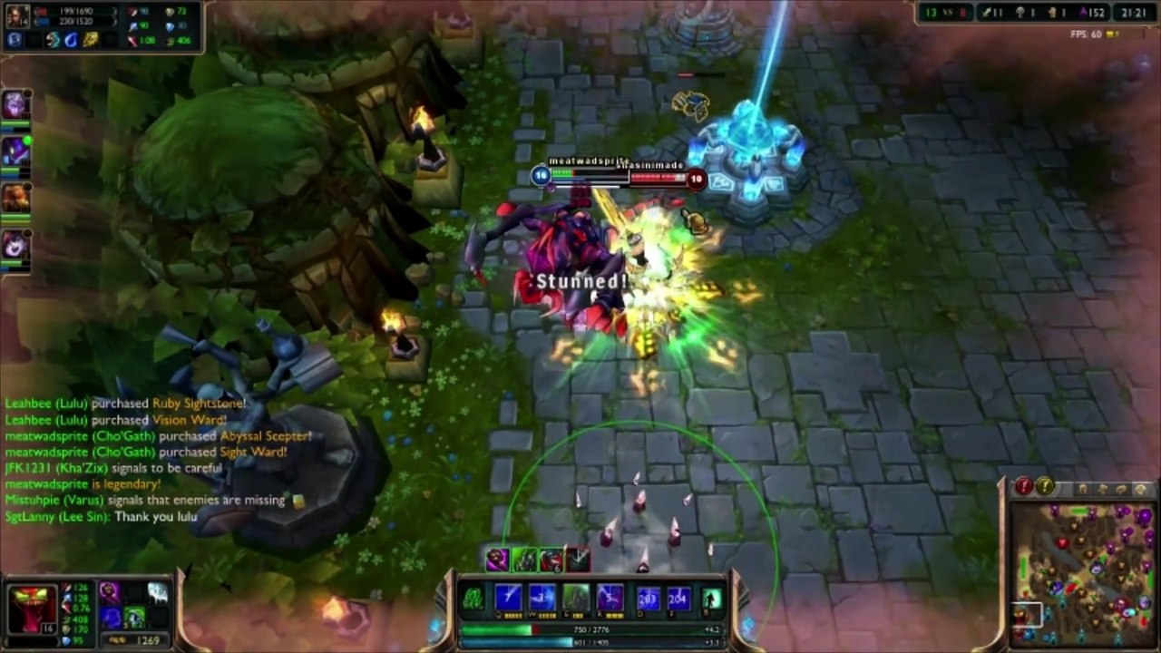 League of Legends   Cho Graph