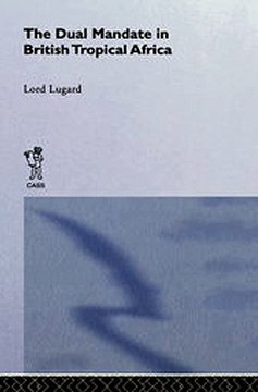 Download The Dual Mandate in British Tropical Africa ebook {PDF} {EPUB}