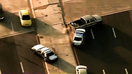 High speed car chase comes to a dramatic end