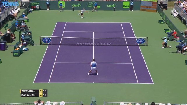 Geste de fair-play de Stanislas Wawrinka (Masters 1000 de Miami)