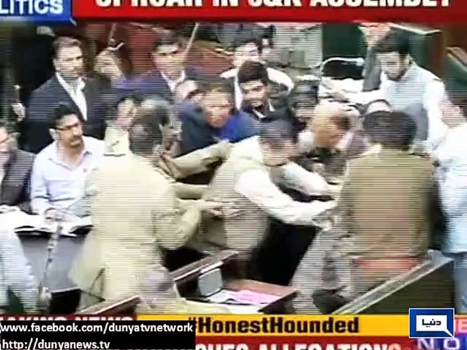 Govt opposition clash in J&K Assembly