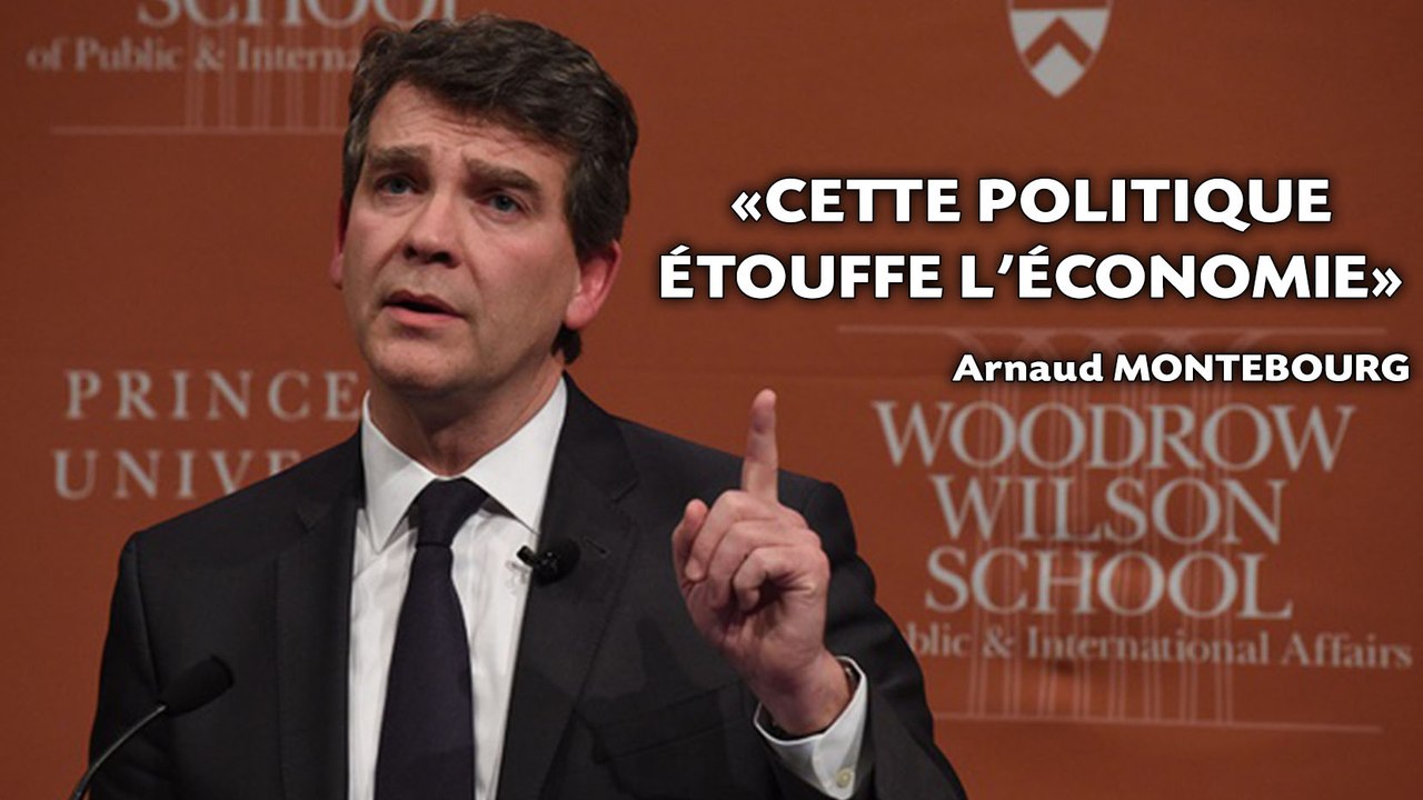 Montebourg critique «les politiques absurdes» de Hollande